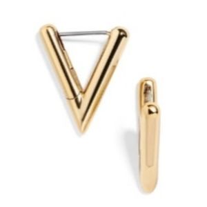 BaubleBar Triangle Huggie Hoop Earring
